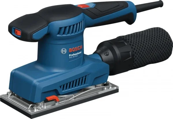Bosch gss 20-18 a levigatrice orbitale 200 w da 90x183 mm 0601070101 - dettaglio 2