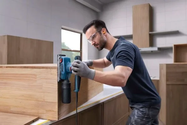 Bosch gss 20-18 a levigatrice orbitale 200 w da 90x183 mm 0601070101 - dettaglio 5