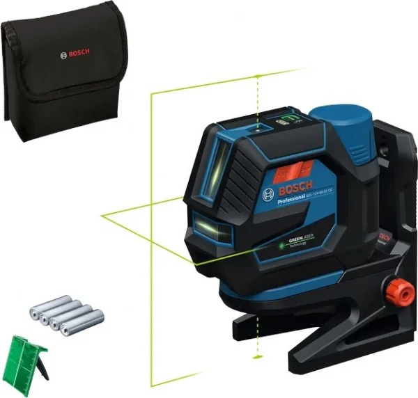 Bosch gcl 12v-50-22 cg livella laser verde combinata a linee e punti 0601066s00 - dettaglio 1