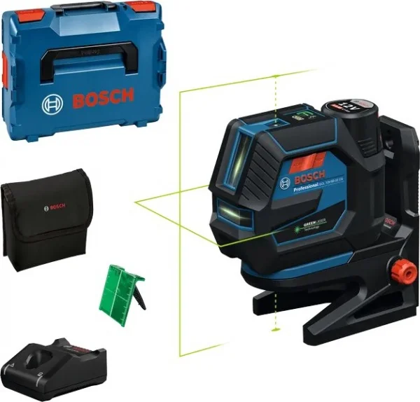 Bosch gcl 12v-50-22 cg livella laser verde combinataa linee e punti con batteria 12 v 0601066s02 - dettaglio 1