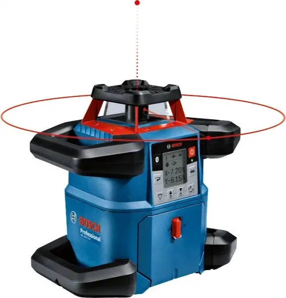 Bosch grl 600 chv + bt170hd + gr 240 livella laser rotante con accessori e batterie 06159940p5 - dettaglio 2