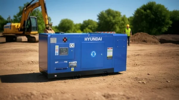 Hyundai 65565 generatore silenziato 400 v a diesel 17 kw - dettaglio 2