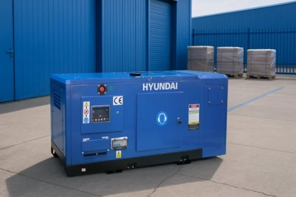 Hyundai 65540 generatore silenziato full power 400 v a diesel 22 kw - dettaglio 2