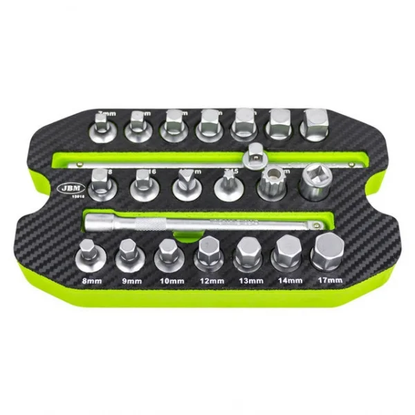 Jbm 15018 termoformato morbido con utensili 22 pz. - dettaglio 1