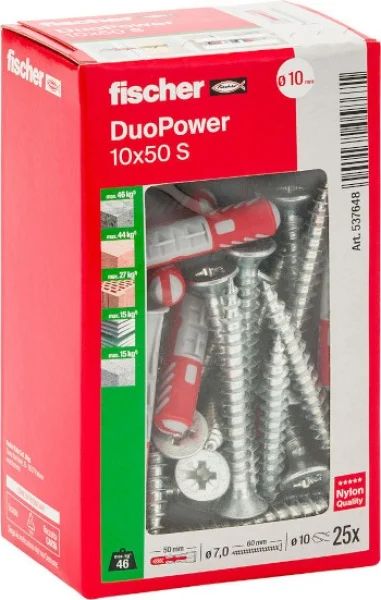 Fischer duopower s tassello bimateriale con vite in confezione - dettaglio 5