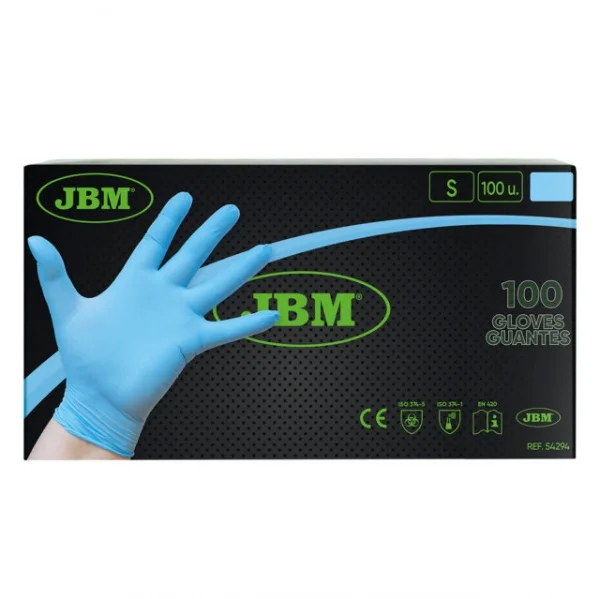 Jbm guanti in nitrile da 100 pz. 54294 - dettaglio 2