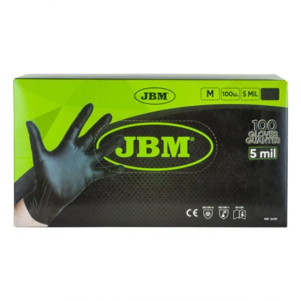 Jbm guanti in nitrile 5 mil da 100 pz. 54151 - dettaglio 2