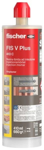Fischer fis v plus 410 c ancorante chimico antisismico 410 ml 558780 - dettaglio 1