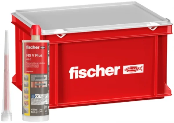 Fischer fis v plus 410 c box ancorante chimico antisismico 410 ml confezione 16 pz. 558781 - dettaglio 1