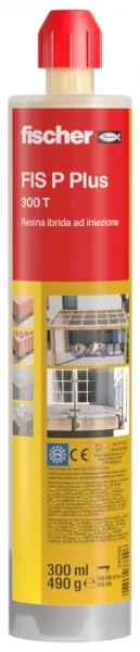 Fischer fis p plus 300 t ancorante chimico in poliestere ibrido da 300 ml 547530 - dettaglio 1
