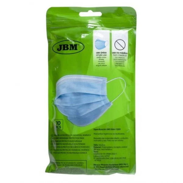 Jbm 53797 maschera di protezione igienica monouso - dettaglio 3