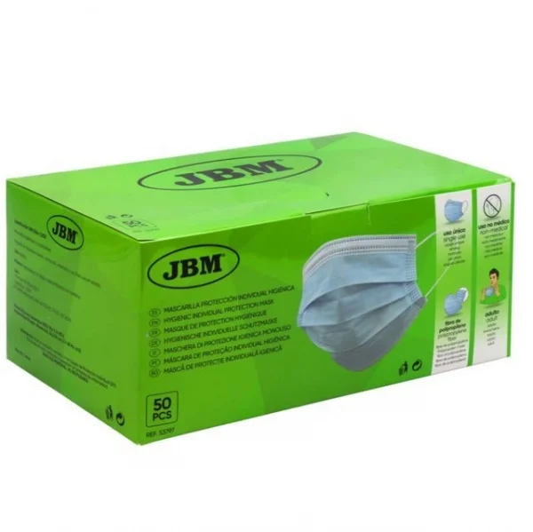 Jbm 53797 maschera di protezione igienica monouso - dettaglio 4