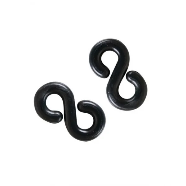 Jbm 53942 anello della catena in plastica nero - dettaglio 1