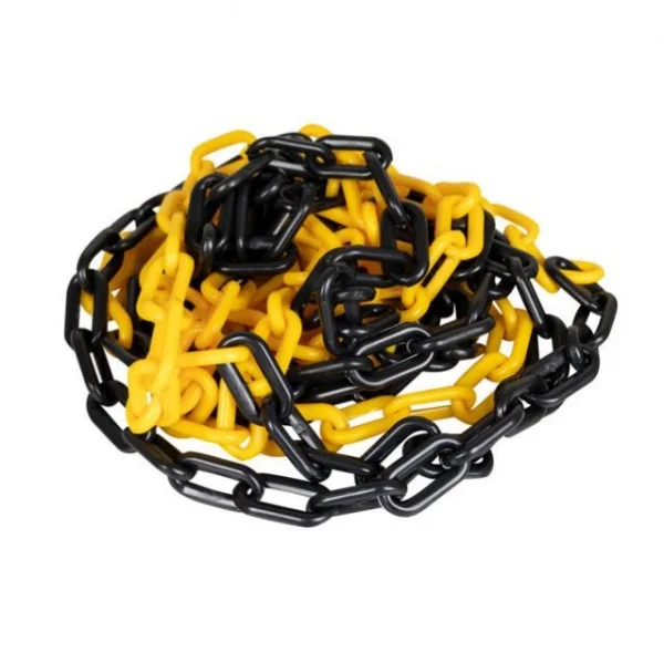 Jbm 54326 catena in plastica giallo nero 7 m - dettaglio 1