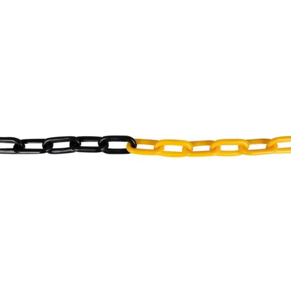 Jbm 54326 catena in plastica giallo nero 7 m - dettaglio 2