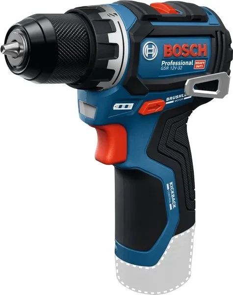 Bosch gsr 12v-32 trapano avvitatore 12 v brushless senza batteria 06019n7000 4053423342840 - dettaglio 1