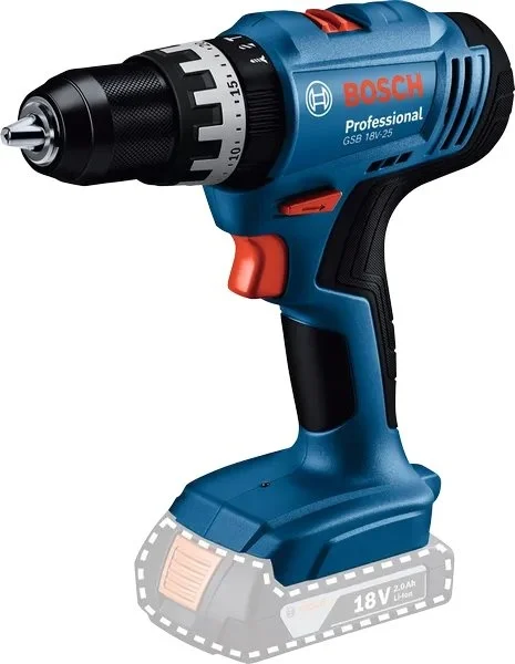 Bosch gsb 18v-25 trapano avvitatore a percussione 18 v senza batteria 06019k9301 4053423341126 - dettaglio 2