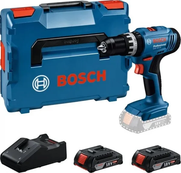 Bosch gsb 18v-25 trapano avvitatore a percussione 18 v a batteria 06019k9302 4053423341157 - dettaglio 1