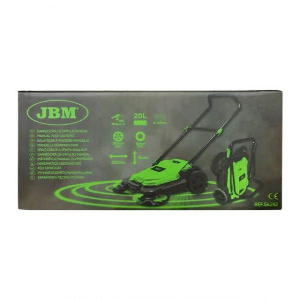Jbm 54252 spazzatrice a spinta manuale 20 v senza batterie 54252 8435034542523 - dettaglio 5