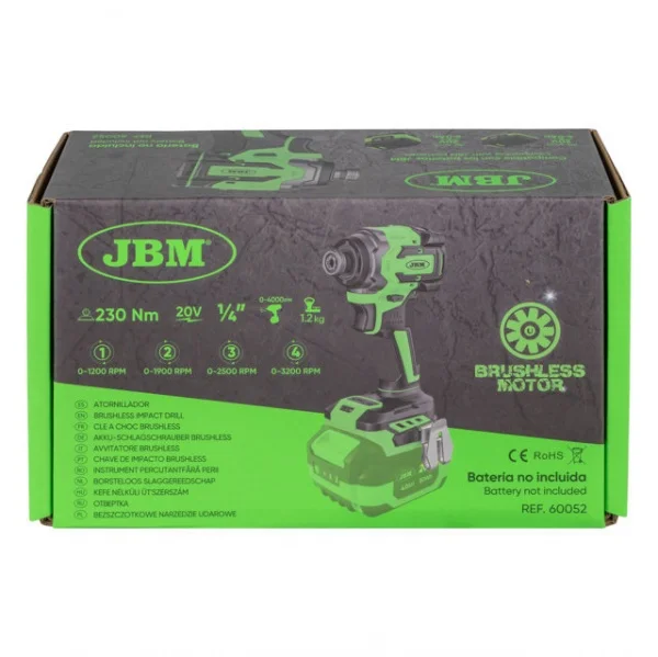 Jbm 60052 cacciavite 1/4" senza batterie 60052 8435034600520 - dettaglio 5