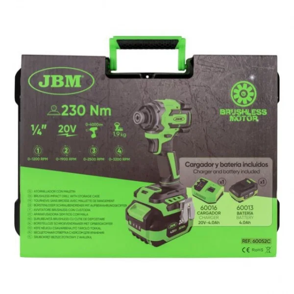 Jbm 60052c cacciavite 1/4" a batteria 60052c 8435034988437 - dettaglio 5