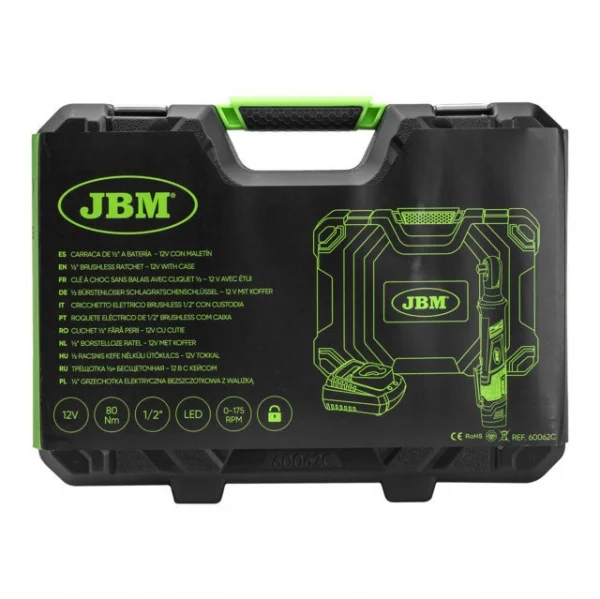 Jbm 60060c avvitatore a impulsi 12 v brushless 150 nm a batteria 60060c 8435034988062 - dettaglio 6