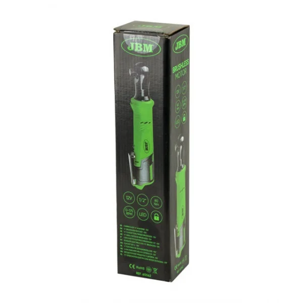 Jbm 60062 cacciavite a cricchetto brushless 12 v senza batterie 60062 8435034600629 - dettaglio 6