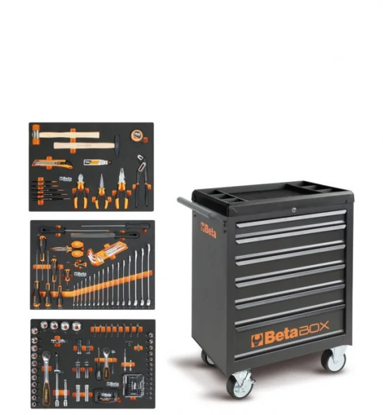 Beta bw c04box-a vu cassettiera mobile con assortimento in termoformati 196 pz. 024006301 - dettaglio 1