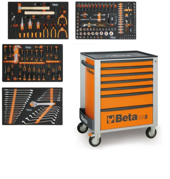 Beta bw cassettiera mobile con assortimento in termoformati 240 pz. 024006321 - dettaglio 1