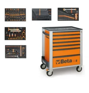 Beta bw 2400s7/5m cassettiera mobile con assortimento in termoformati 262 pz. 024006851 - dettaglio 1