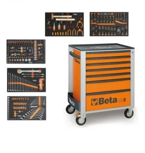 Beta bw 2400s 7/e-m cassettiera mobile con assortimento in termoformati 309 pz. 024006324 - dettaglio 1