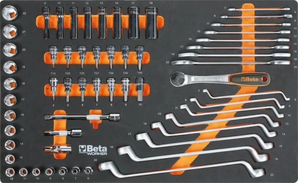 Beta bw 2400s 7/e-m cassettiera mobile con assortimento in termoformati 309 pz. 024006324 - dettaglio 7