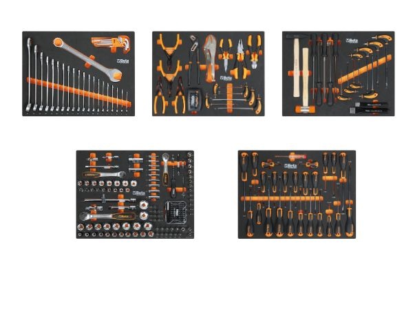 Beta BW 5945/2024 Assortimento utensili utilizzo universale in termoformati 268 Pz. - 059456302