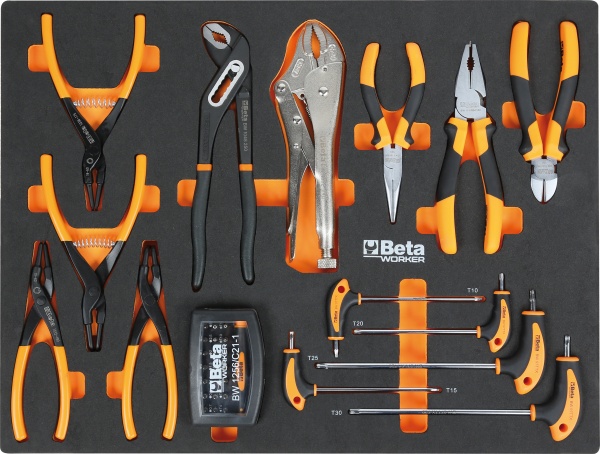 Beta BW 5945/2024 Assortimento utensili utilizzo universale in termoformati 268 Pz. - 059456302