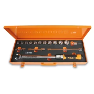 Beta 666/c20 chiave dinamometrica zero-reset 1/2" 40 -200 nm a scatto con accessori 8054809850795 - dettaglio 1