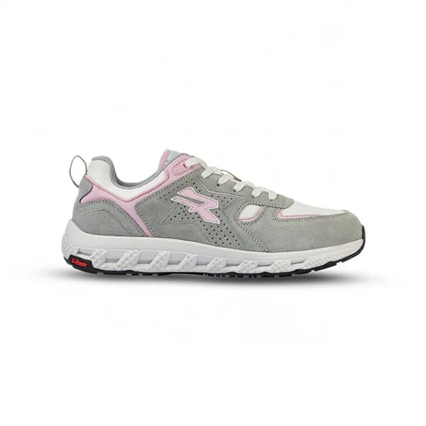 U-power jackie pnk sneakers antiscivolo grigio rosa ob e fo sr us20259 - dettaglio 1