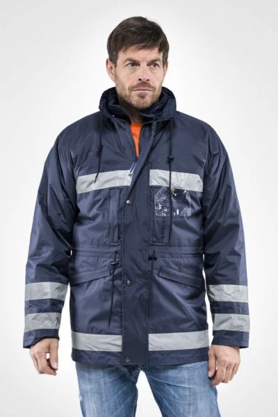 Sottozero 1017 giaccone da lavoro blu navy 1017 - dettaglio 1