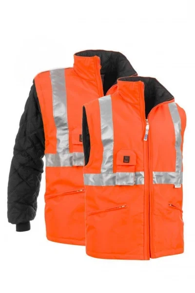 Sottozero 2300 giaccone da lavoro arancio 2300 - dettaglio 3