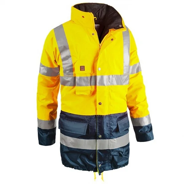 Sottozero 2302G Giaccone da lavoro alta visibilità giallo/blu