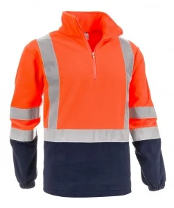 Sottozero 2320B Pile da lavoro alta visibilità arancio/blu - 2320B