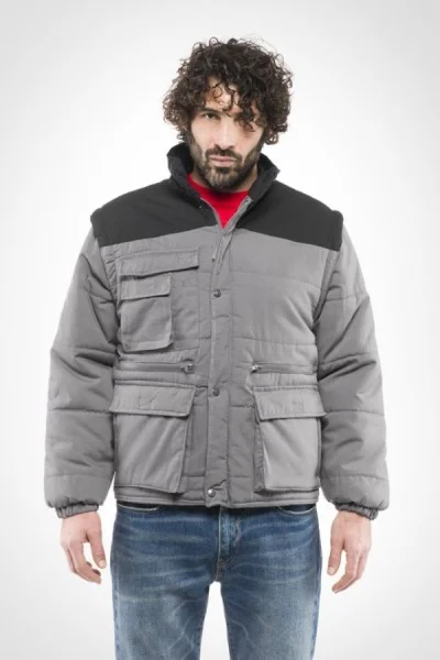 Sottozero 9045gn giubbotto nero/grigio 9045gn - dettaglio 1