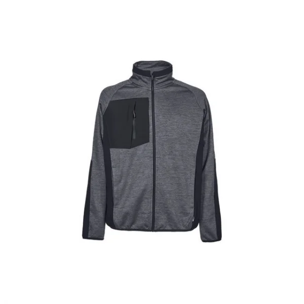 U-Power Hull Felpa full zip da lavoro grigia - EY366GM