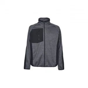 U-Power Hull Felpa full zip da lavoro grigia - EY366GM