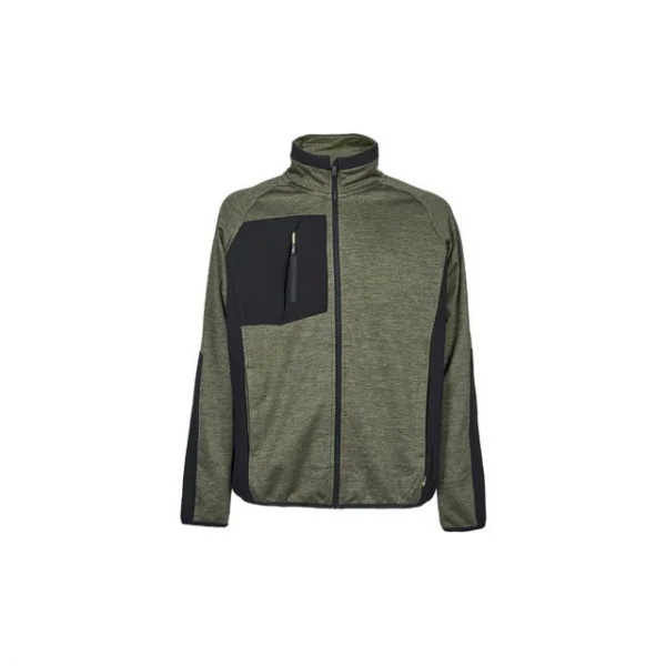 U-Power Hull Felpa full zip da lavoro verde scuro - EY366DG