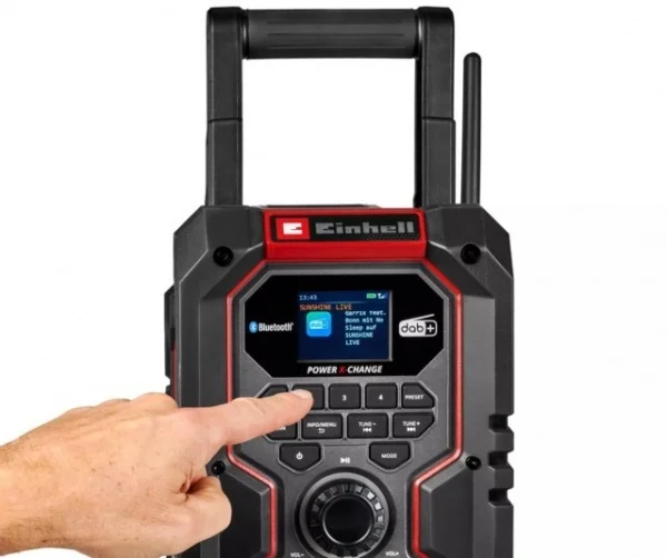 Einhell te-cr 18 li dab+/fm/bt - solo radio 18 v pxc 3407995 senza batterie- dettaglio 7