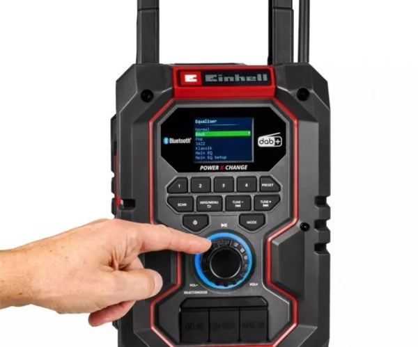 Einhell te-cr 18 li dab+/fm/bt - solo radio 18 v pxc 3407995 senza batterie- dettaglio 8