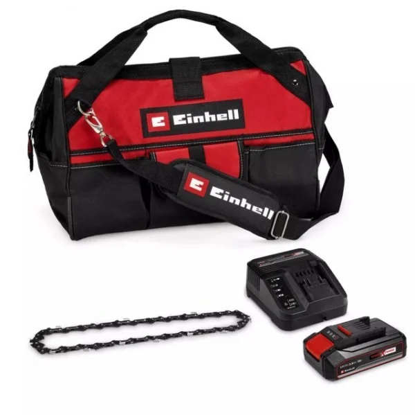 Einhell ge-ps 18/15 li bag kit potatore a catena pxc brushless 18v a batteria 4600043 - dettaglio 2