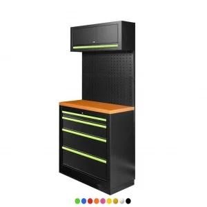 Jbm serie526 composizione arredo officina con armadio a 4 cassetti - dettaglio 1