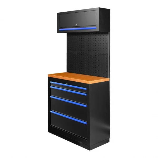 Jbm serie526 composizione arredo officina con armadio a 4 cassetti - dettaglio 3