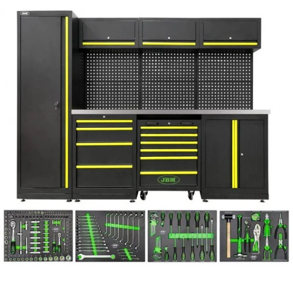 Jbm serie588 composizione arredo officina con assortimento da 172 utensili - dettaglio 9